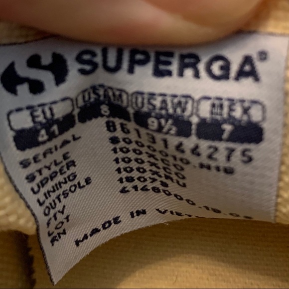 Superga Mens 9.5 women 11.5 - Picture 5 of 6